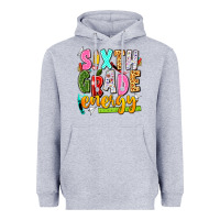 Heather Grey sixth grade energy Heavyweight Hoodie - texasbilliewilder