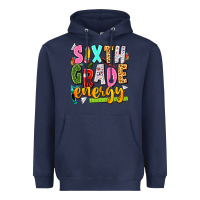 Navy sixth grade energy Heavyweight Hoodie - texasbilliewilder