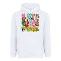 White sixth grade energy Heavyweight Hoodie - texasbilliewilder