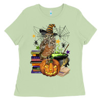 Matcha halloween owl Ladies Tee - BarkalooDesign