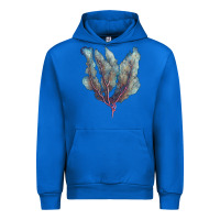 Cobalt Venus Fan Sea Coral Urban Hoodie - LillyAllenDesigns