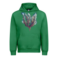 Emerald Venus Fan Sea Coral Urban Hoodie - LillyAllenDesigns