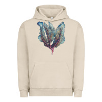 Pigment French Oak Venus Fan Sea Coral Urban Hoodie - LillyAllenDesigns