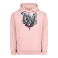 Pigment Salmon Venus Fan Sea Coral Urban Hoodie - LillyAllenDesigns