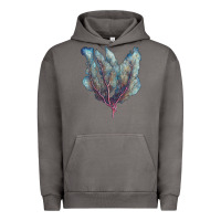 Pigment Tornado Venus Fan Sea Coral Urban Hoodie - LillyAllenDesigns