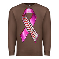Chestnut Breast Cancer Ribbon Baseball Premium Sweatshirt - texasbilliewilder