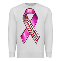 Dove Grey Breast Cancer Ribbon Baseball Premium Sweatshirt - texasbilliewilder