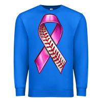 True Royal Breast Cancer Ribbon Baseball Premium Sweatshirt - texasbilliewilder
