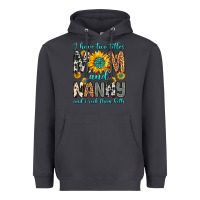 Smoke i have two titles mom and nanny and i rock them bo Heavyweight Hoodie - Zillion Design Studio