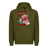 Army Green valentines day memories come first Premium Hoodie - AdoDesignShop