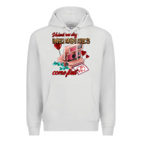 Dove Grey valentines day memories come first Premium Hoodie - AdoDesignShop
