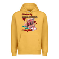 Mustard valentines day memories come first Premium Hoodie - AdoDesignShop