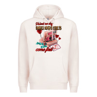 Pale Pink valentines day memories come first Premium Hoodie - AdoDesignShop
