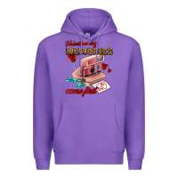Purple valentines day memories come first Premium Hoodie - AdoDesignShop