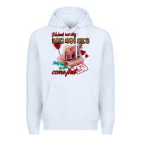 White valentines day memories come first Premium Hoodie - AdoDesignShop