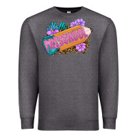 Charcoal Heather hello preschool Premium Sweatshirt - RanaPortraitStore