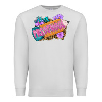 Dove Grey hello preschool Premium Sweatshirt - RanaPortraitStore