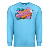 Ocean Blue hello preschool Premium Sweatshirt - RanaPortraitStore