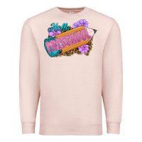Pale Pink hello preschool Premium Sweatshirt - RanaPortraitStore