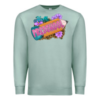 Seafoam hello preschool Premium Sweatshirt - RanaPortraitStore