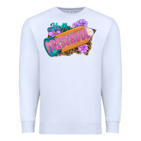 White hello preschool Premium Sweatshirt - RanaPortraitStore