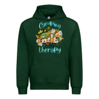 Forest Green camping is my therapy Urban Hoodie - BarkalooDesign