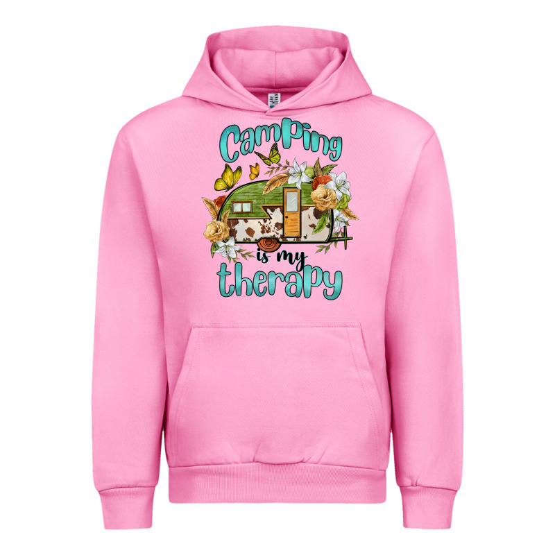 Camping Is My Therapy Urban Hoodie by BarkalooDesign | Teevron