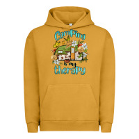 Pigment Peanut Butter camping is my therapy Urban Hoodie - BarkalooDesign