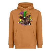 Meerkat mardi gras baby cow Heavyweight Hoodie - RanaPortraitStore