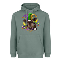 Sage mardi gras baby cow Heavyweight Hoodie - RanaPortraitStore