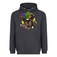 Smoke mardi gras baby cow Heavyweight Hoodie - RanaPortraitStore