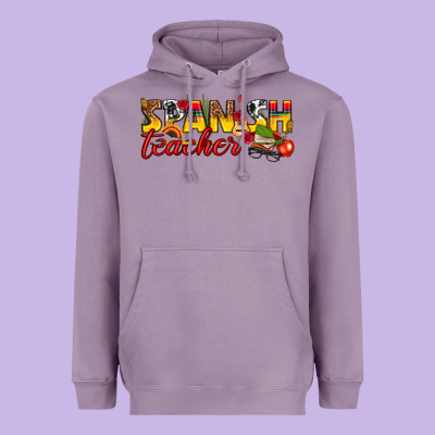 Spanish Teacher Heavyweight Hoodie Designed By Texasbilliewilder