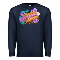 Navy Hello 2nd Grade Premium Sweatshirt - RanaPortraitStore