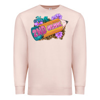 Pale Pink Hello 2nd Grade Premium Sweatshirt - RanaPortraitStore