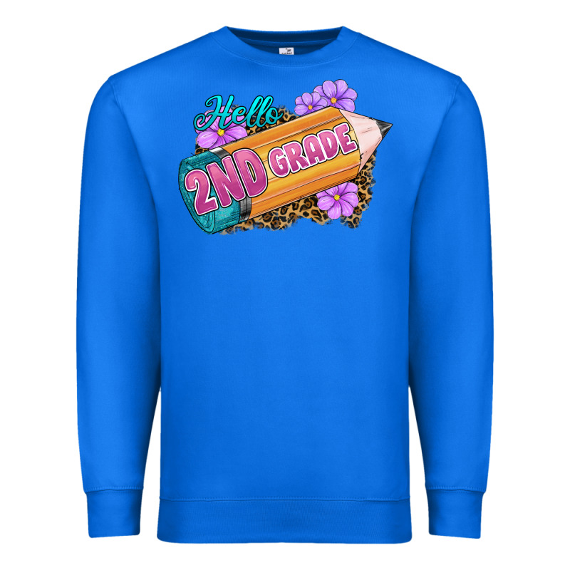 Hello 2nd Grade Premium Sweatshirt by RanaPortraitStore | Teevron