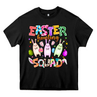 Black Easter Hunting Squad Heavy Core Tee - CowhideDigitalArt