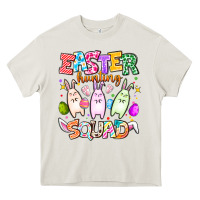 Cream Easter Hunting Squad Heavy Core Tee - CowhideDigitalArt