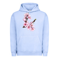 Pigment Grape Ice Peach Blossom Urban Hoodie - LillyAllenDesigns