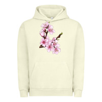 Pigment Pistachio Peach Blossom Urban Hoodie - LillyAllenDesigns