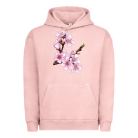 Pigment Salmon Peach Blossom Urban Hoodie - LillyAllenDesigns