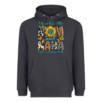 Smoke i have two titles mom and nana and i rock them bot Heavyweight Hoodie - Zillion Design Studio