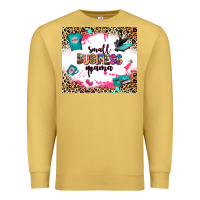 Antique Gold small business mama Premium Sweatshirt - Zillion Design Studio