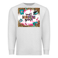 Oatmeal Heather small business mama Premium Sweatshirt - Zillion Design Studio