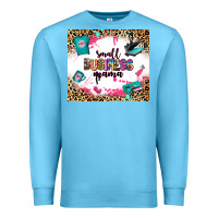Ocean Blue small business mama Premium Sweatshirt - Zillion Design Studio