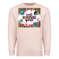 Pale Pink small business mama Premium Sweatshirt - Zillion Design Studio
