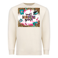 Sandshell small business mama Premium Sweatshirt - Zillion Design Studio