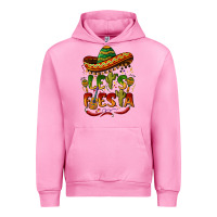 Fuchsia Pink let's fiesta mexican hat Urban Hoodie - BarkalooDesign