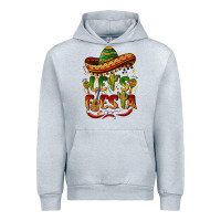 Heather Grey let's fiesta mexican hat Urban Hoodie - BarkalooDesign