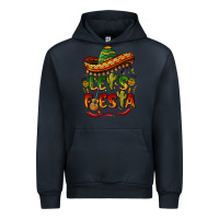 Navy let's fiesta mexican hat Urban Hoodie - BarkalooDesign