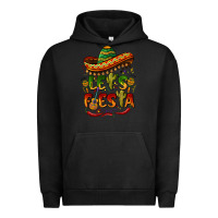Pigment Black let's fiesta mexican hat Urban Hoodie - BarkalooDesign
